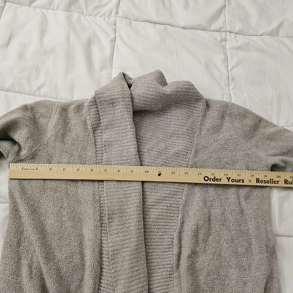 Barefoot Dreams Cozychic Lite Circle Cardigan XS‎ Small Dove Gray Sweater 452 - Picture 8 of 10